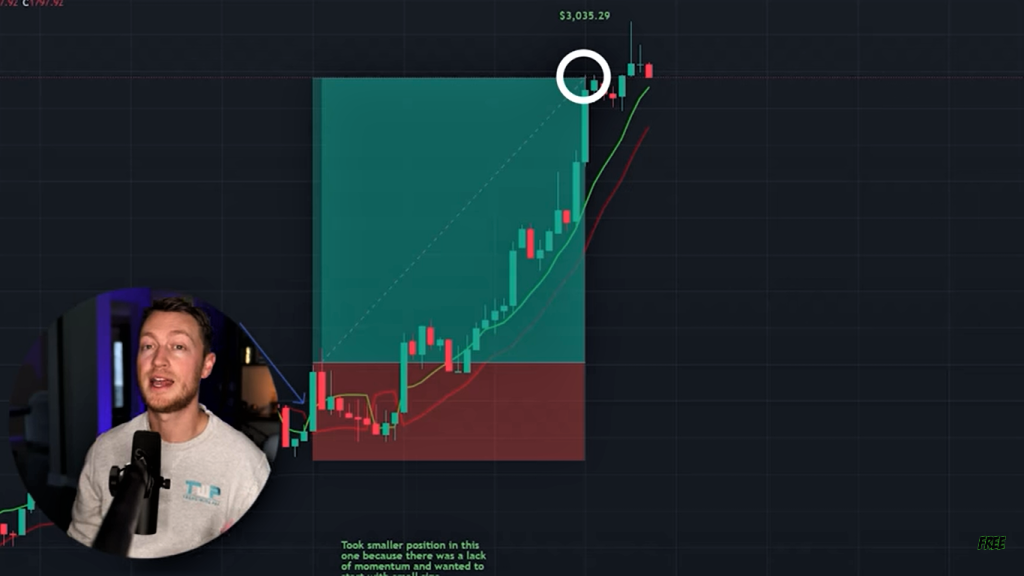 Patrick Ryan showing gold scalping result.