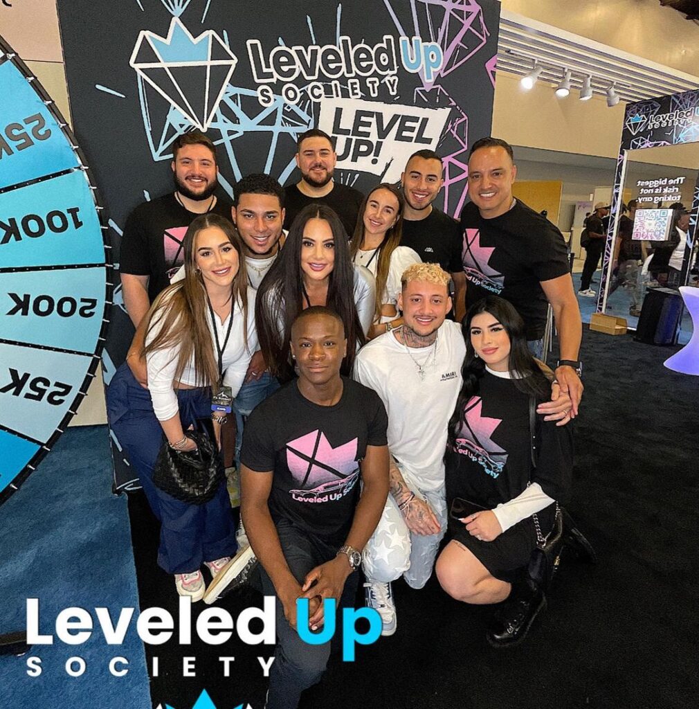 LamboRaul and his family promoting Leveled Up Society.